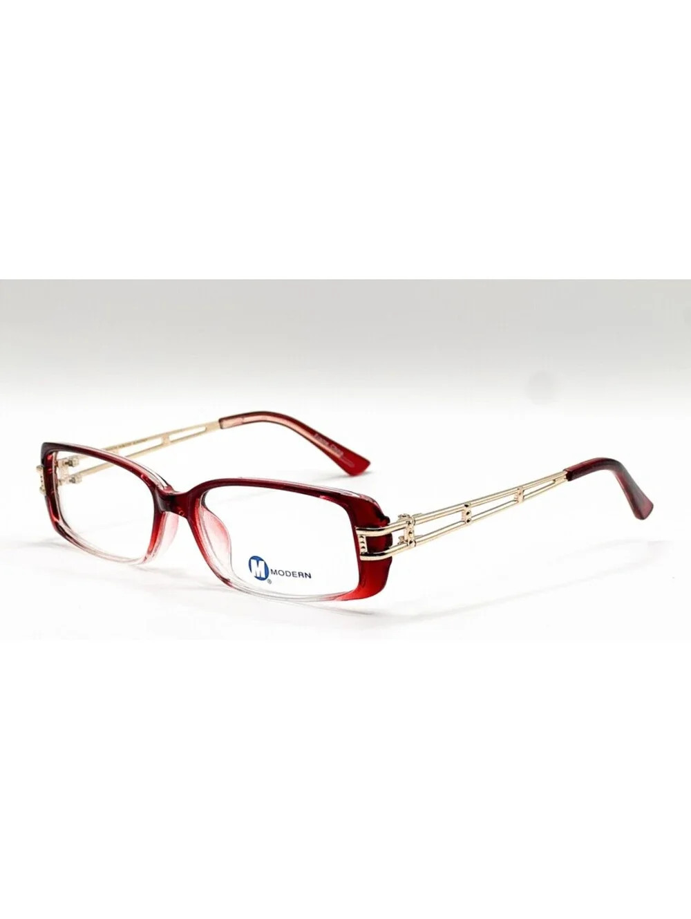 Modern Rebecca Burgundy Rectangle Authentic Eyeglass Frames 51-16-135